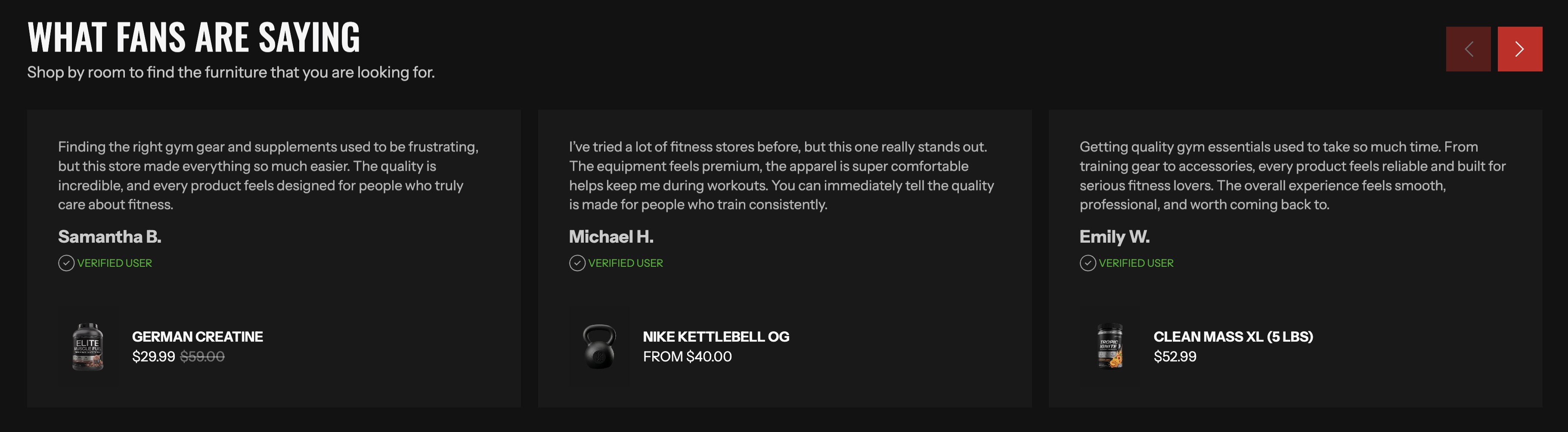 Testimonial: Cards
