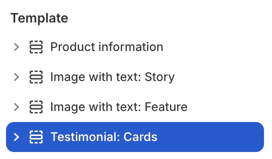 Testimonial: Cards